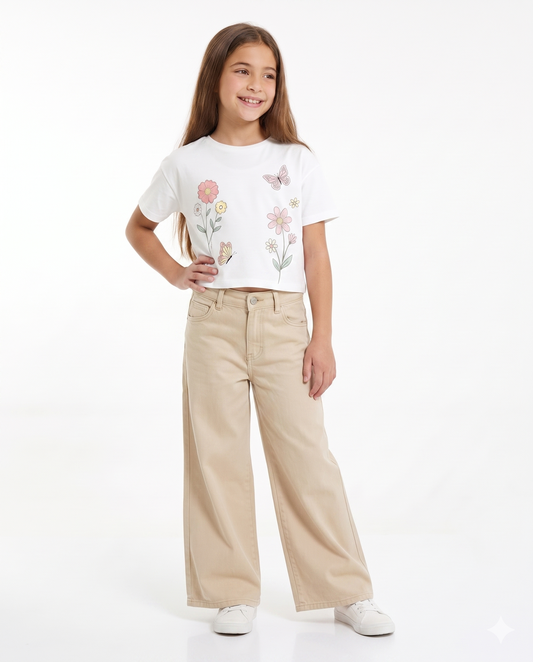 Girls Gabardine Pant