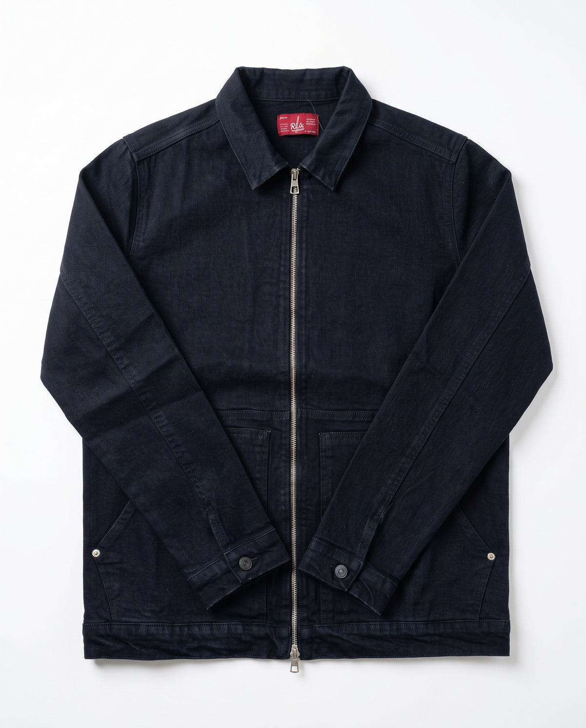 Men Jeans Jacket W/2Pocket&Zipper