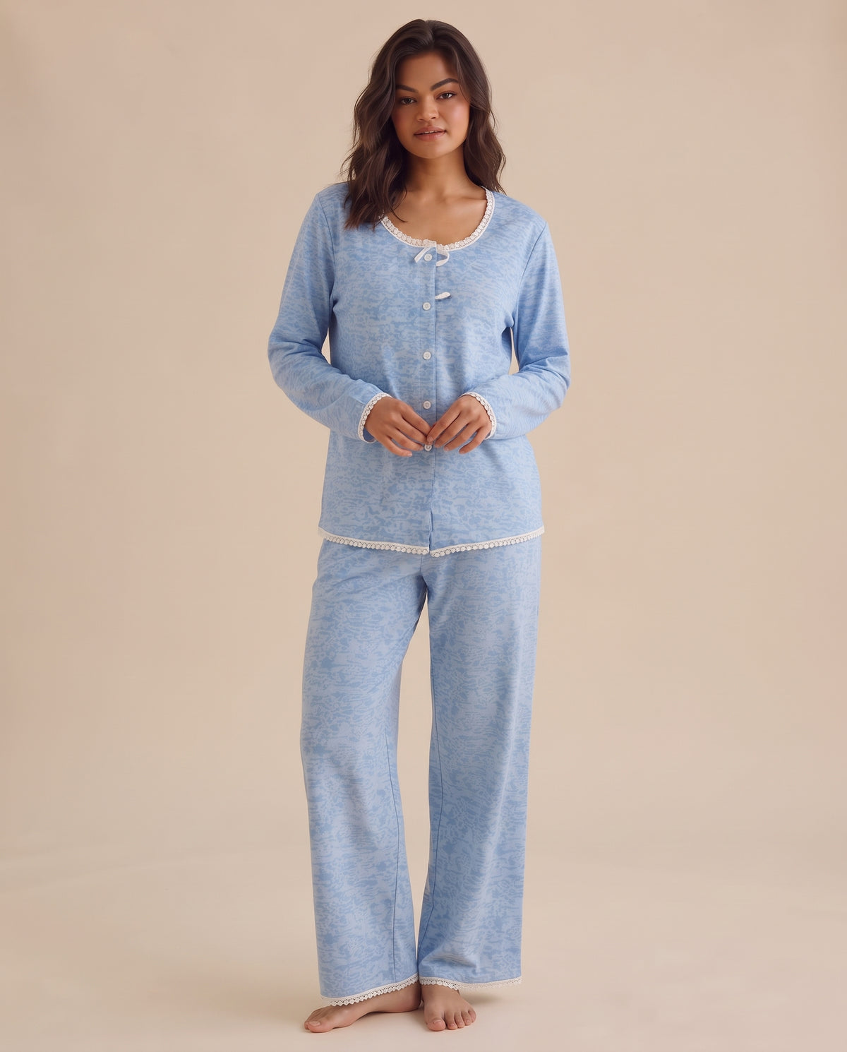 Women Pyjama W/Buttons