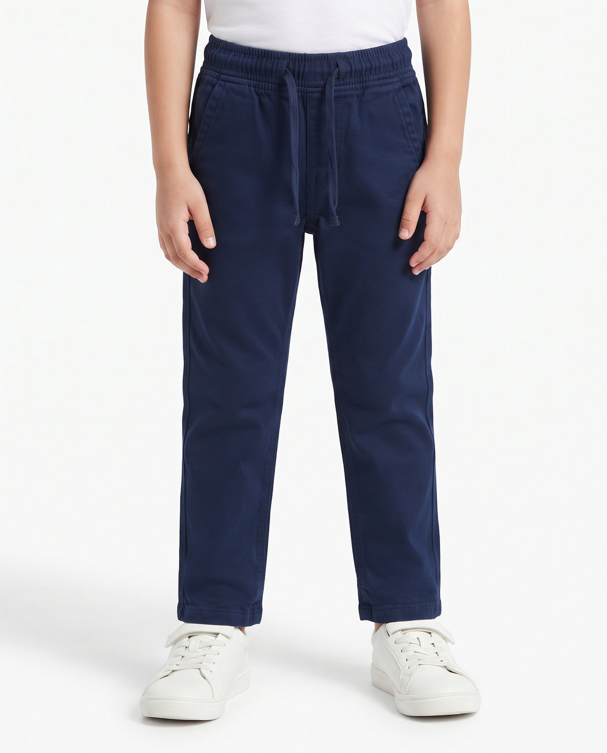 Boys Regular Fit Gabardine Pant