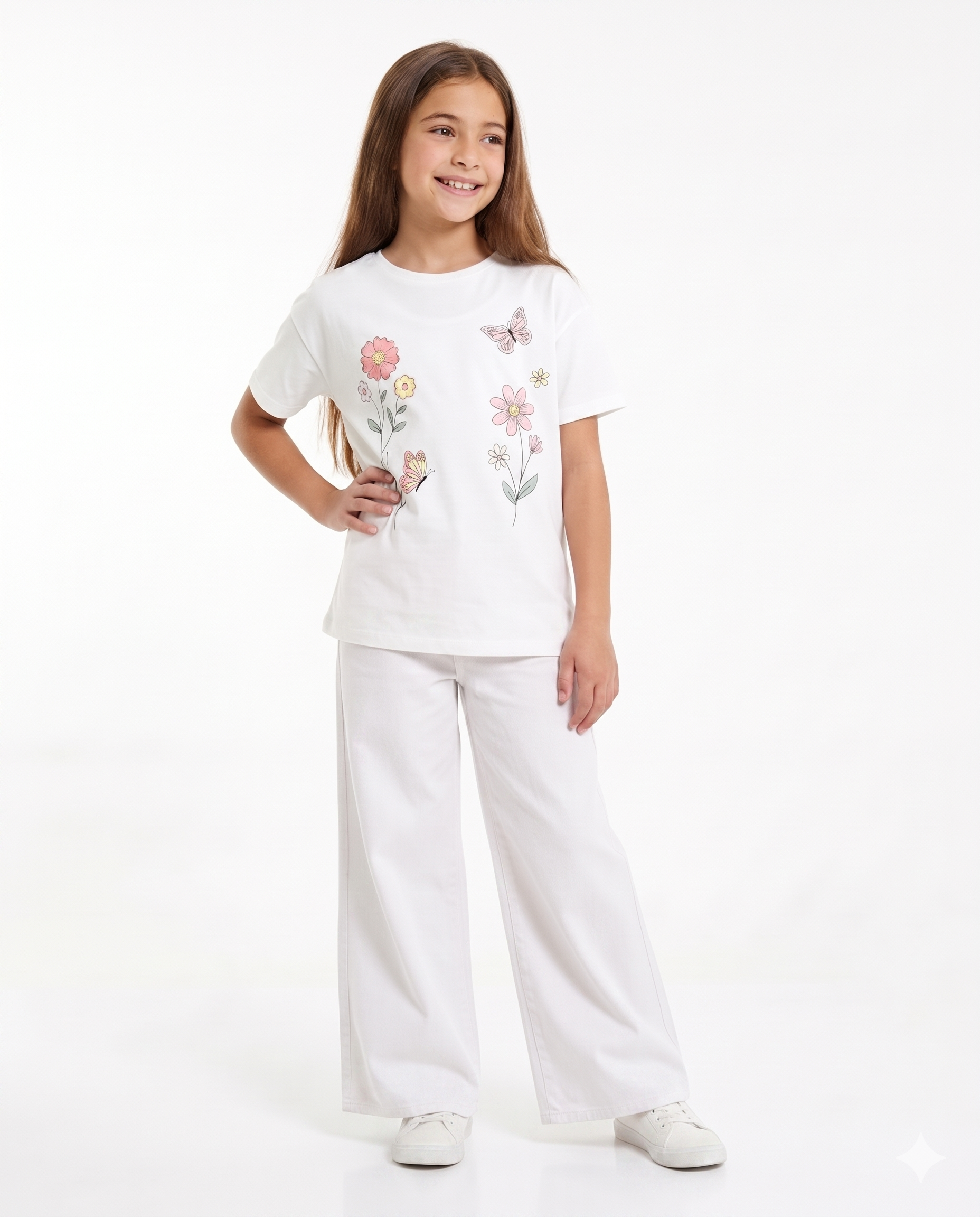 Girls Gabardine Pant