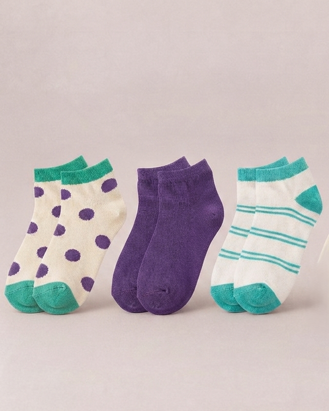 Kids Socket Socks Pack 3pcs GS2612