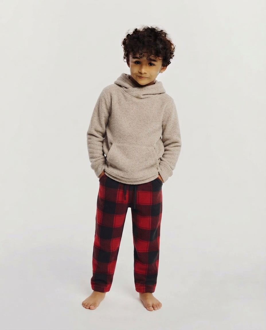 Boys Plaid Sweatpant