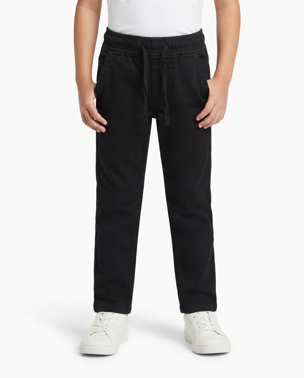 Boys Regular Fit Gabardine Pant