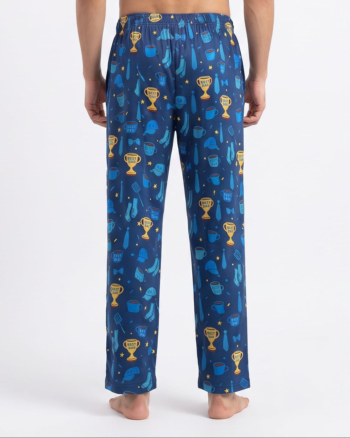 Men Printed Best Dad Pyjama