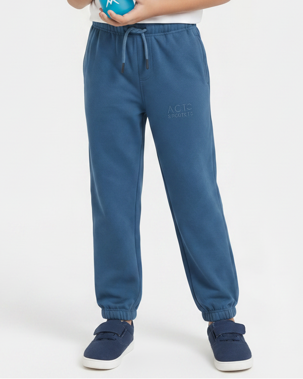 Boys Embroidered summer melton pant