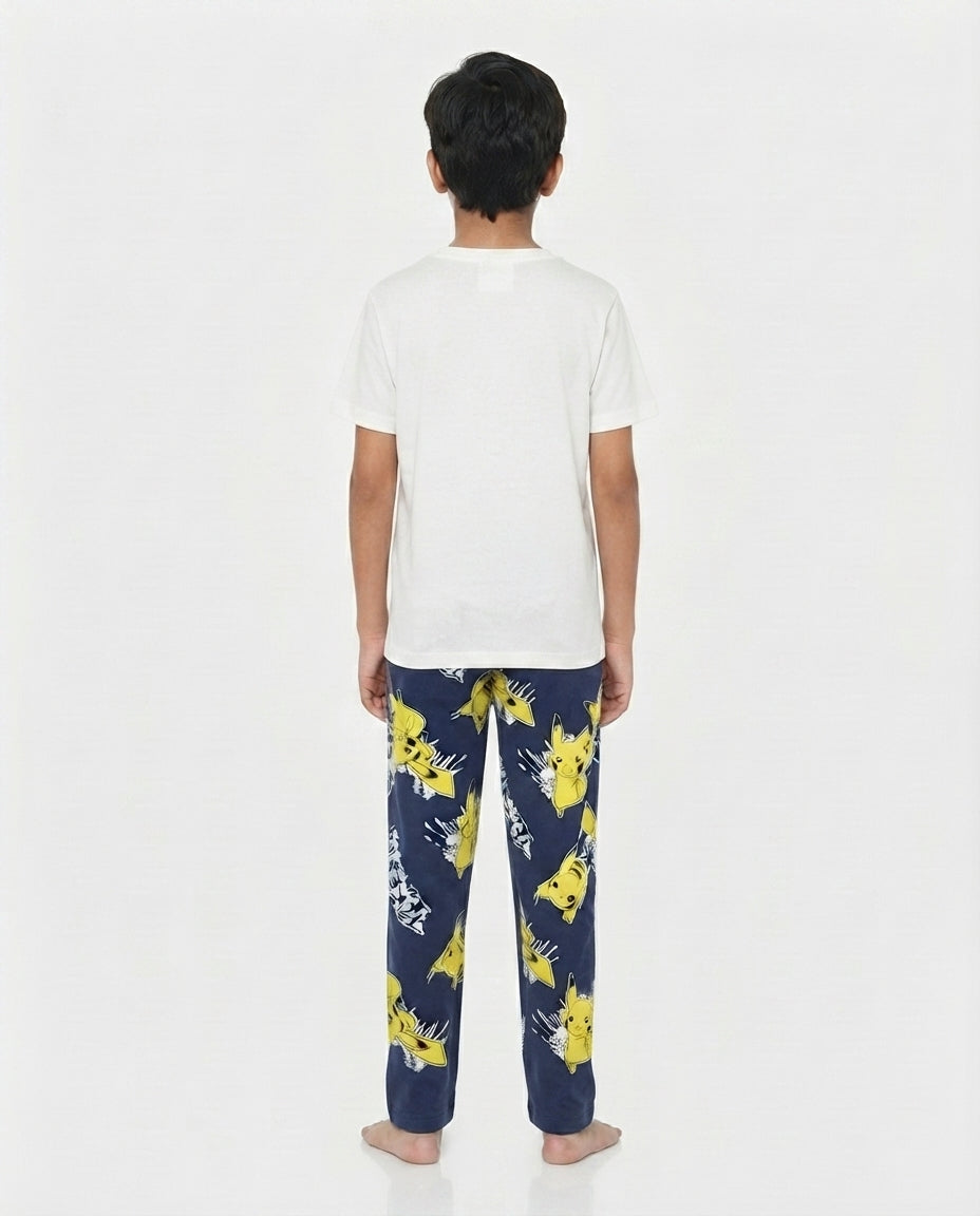 Boys Printed Half Sleeves Pyjama W/Pant