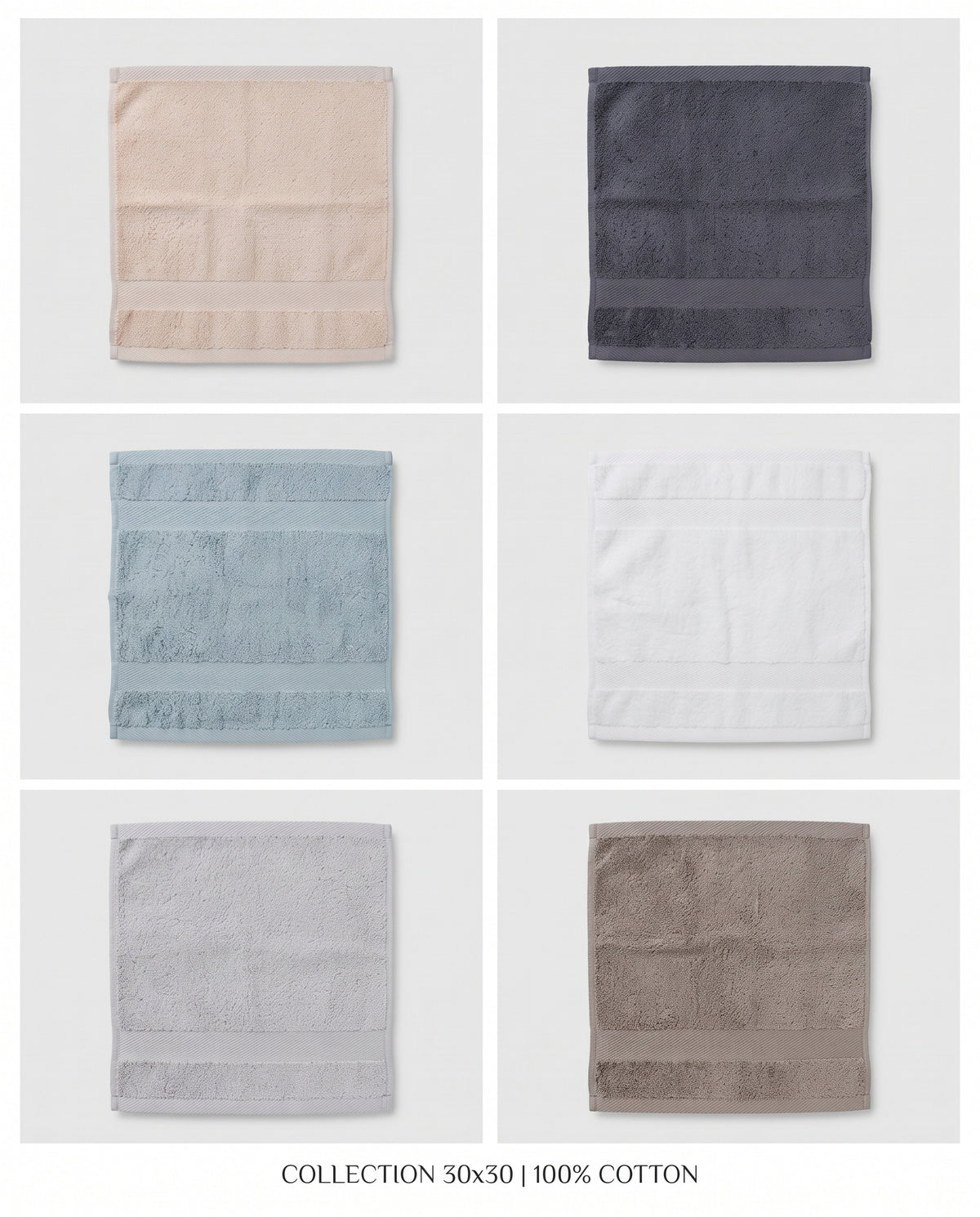 Plain Hand Towel Size 30*30cm