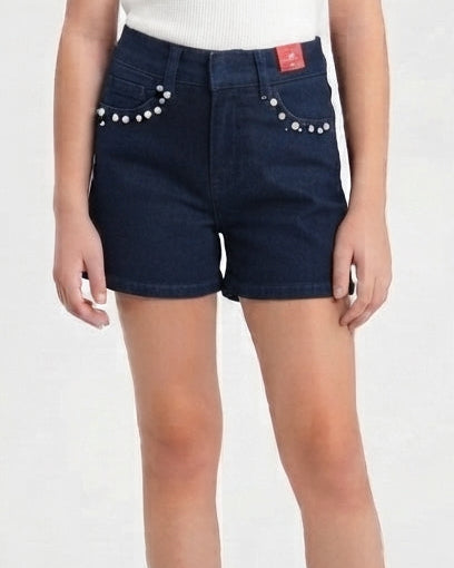 Girls Gabardine Short W/5Pocket