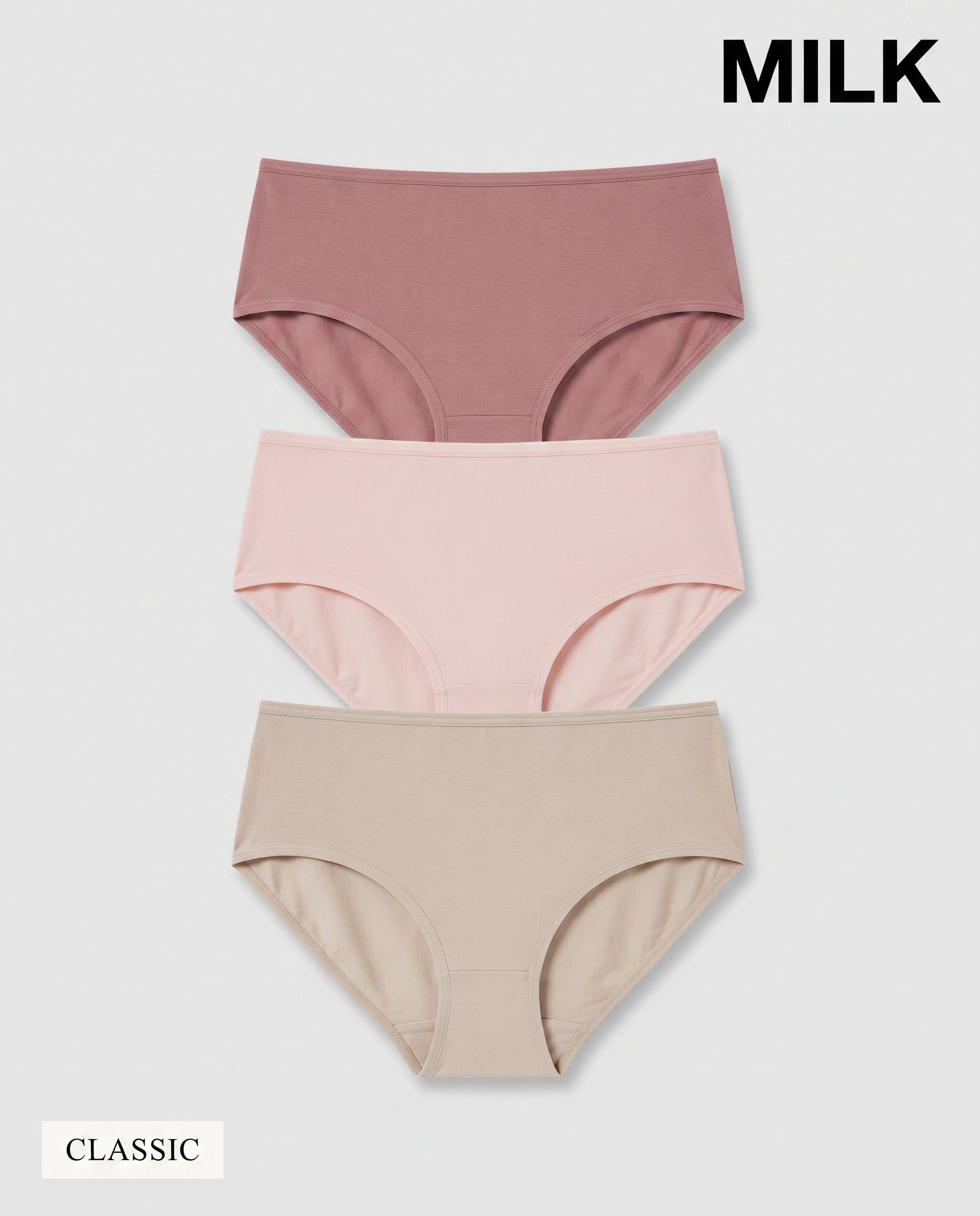 Milk Women’s Classic Brief 3PC