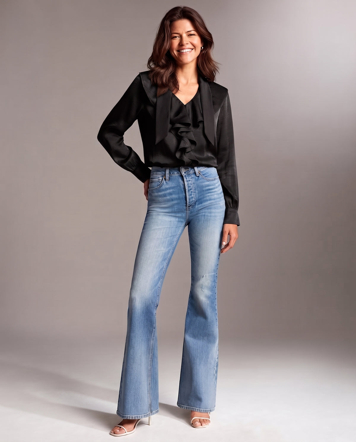 Women  Satin Casual Blouse