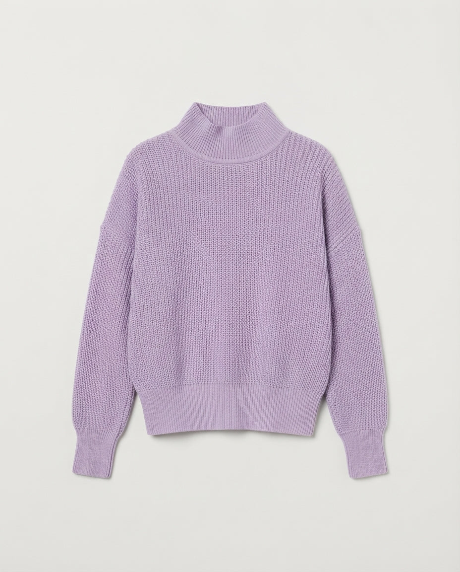 Women Half Cool Neck Pullover 2
