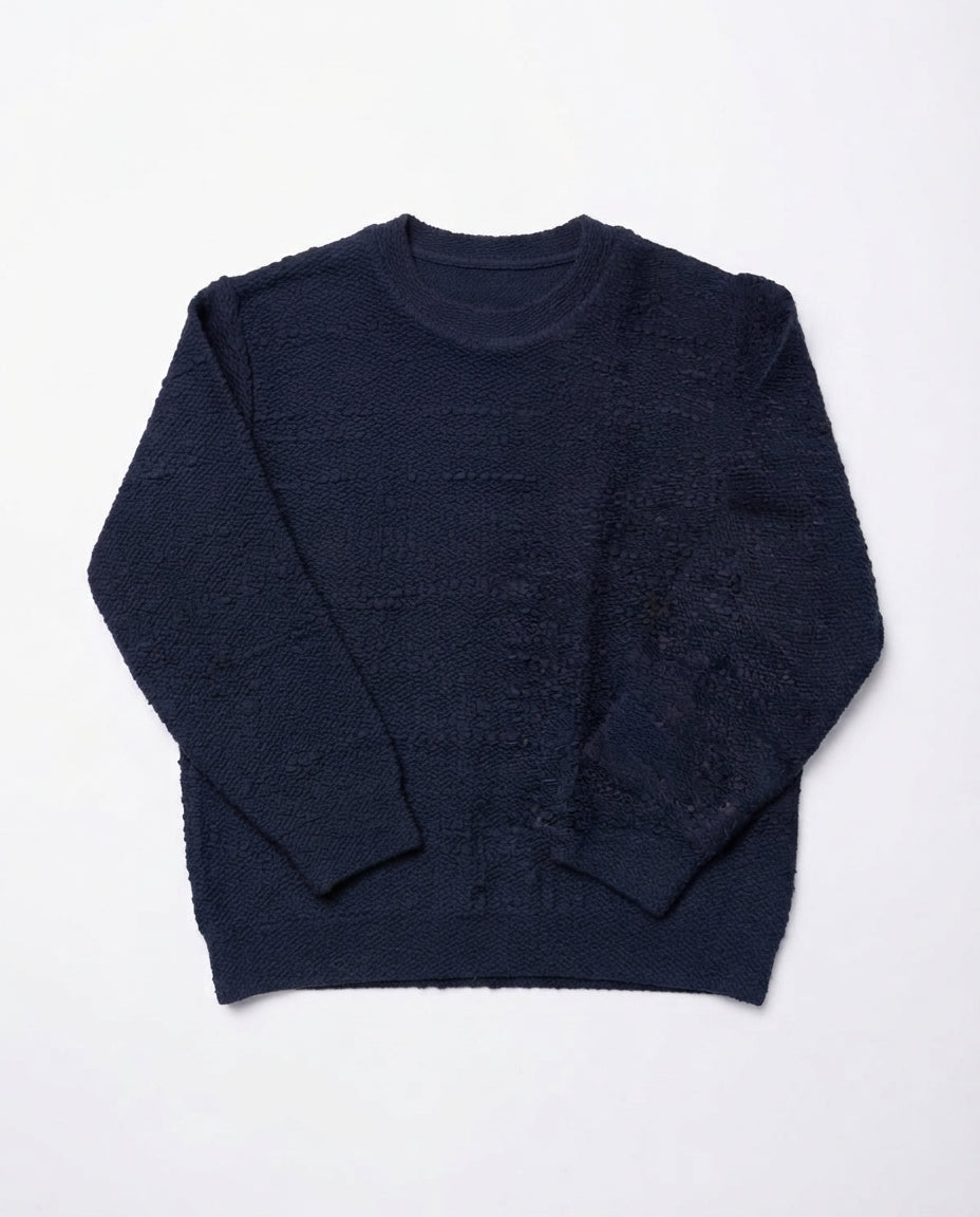 Boys Plain Sweatshirt Round Neck