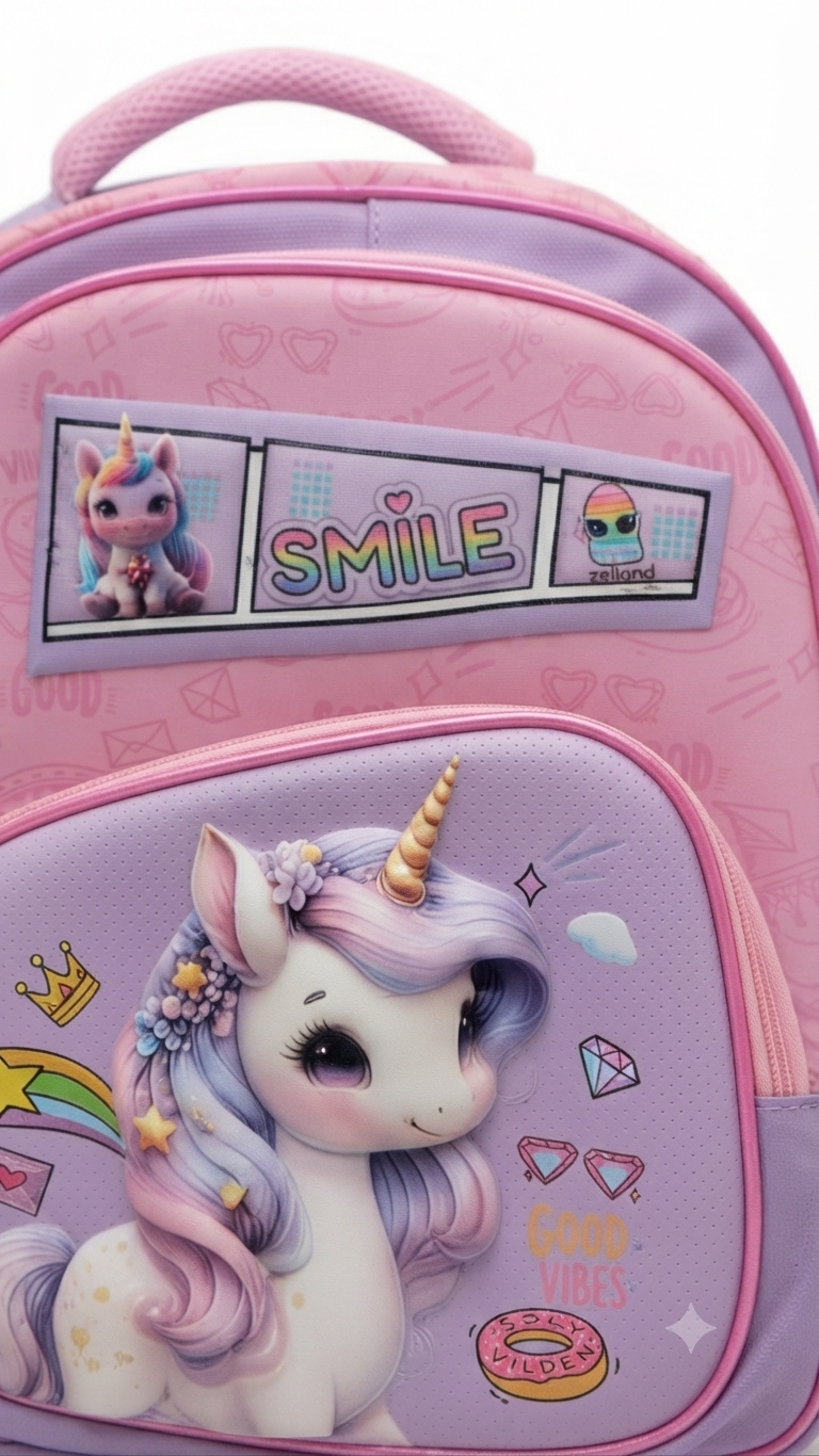 Girls School Backpack Unicorn