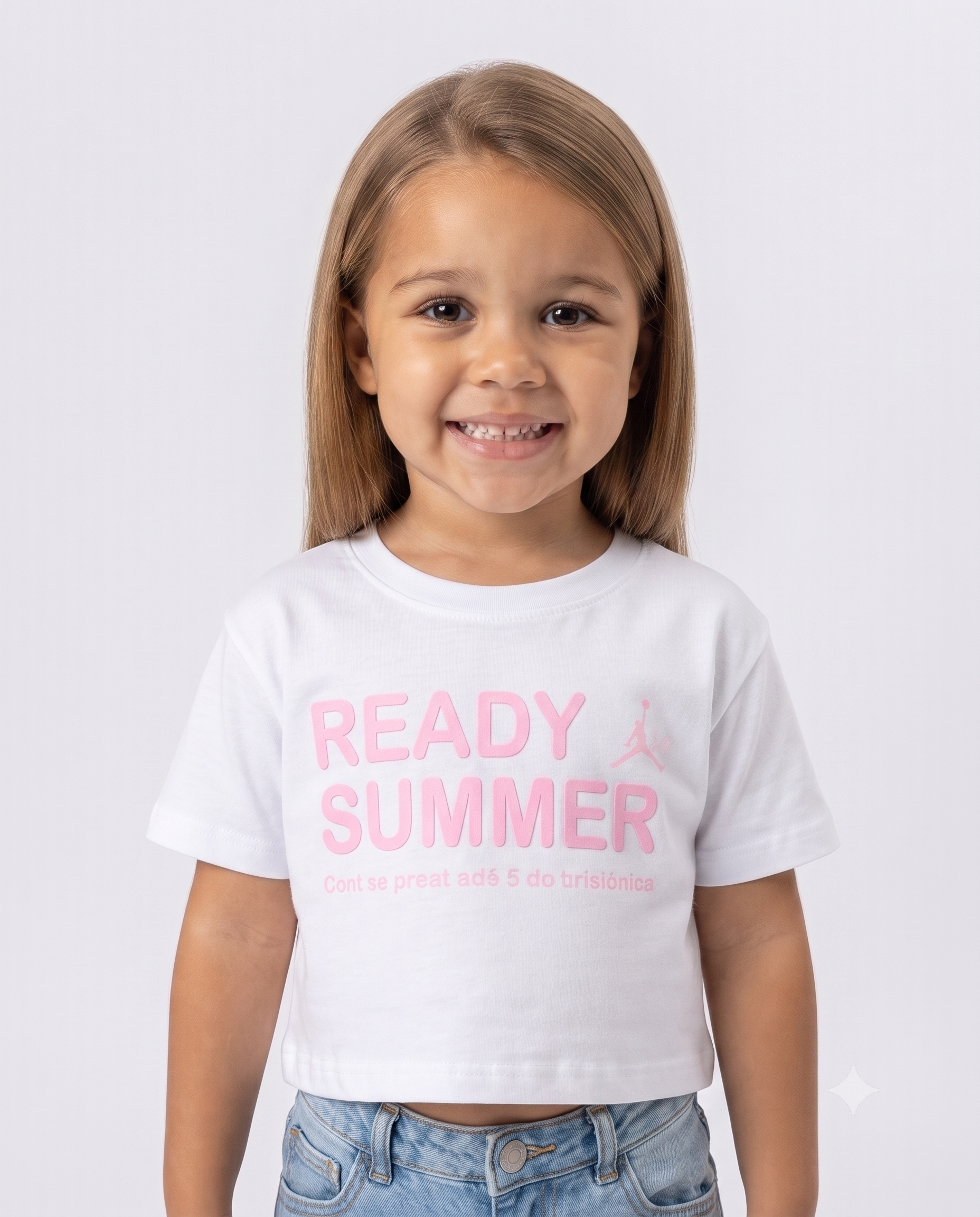 Girls Printed Ready For Summer H-sleeves T-Shirt