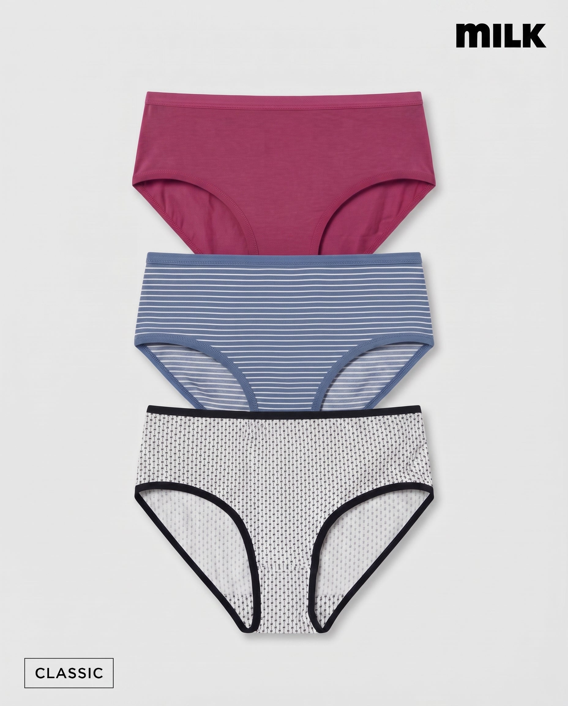 Milk Women’s Classic Brief 3PC