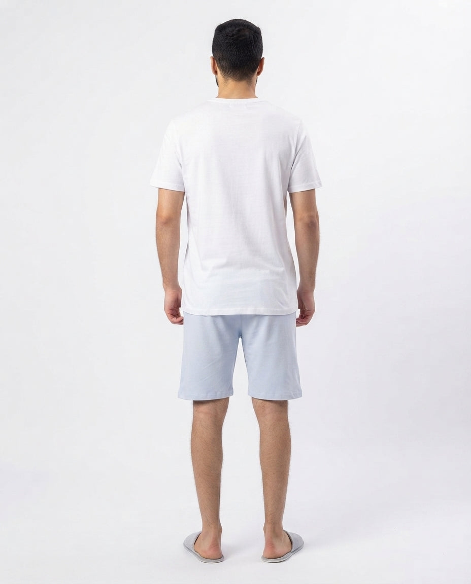 Men Printed Half Sleeves Pyjama