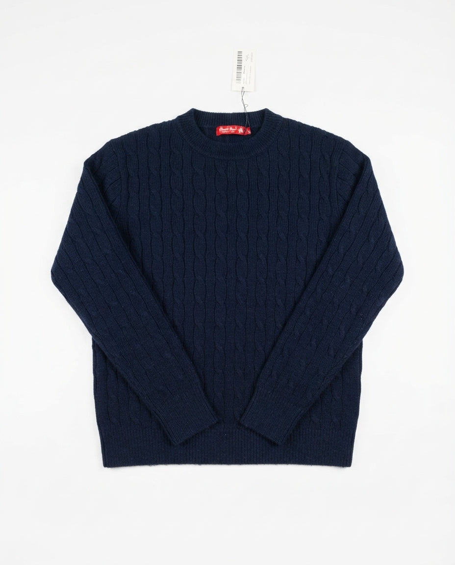Women Stripped Mohair Pullover