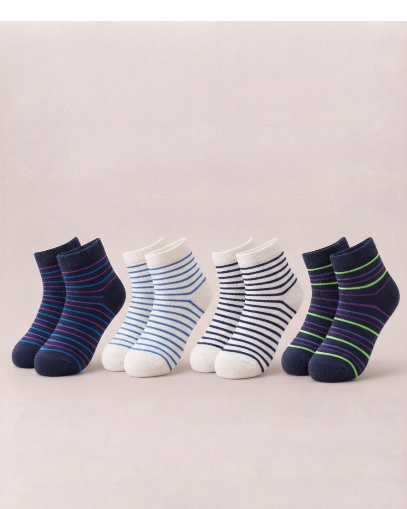 Kids Socket Socks Pack 4pcs