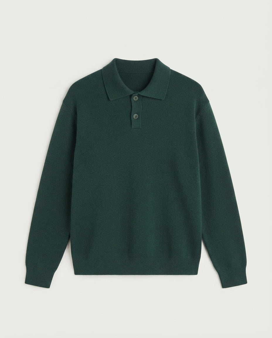 Boys Plain Buttons Pullover 17