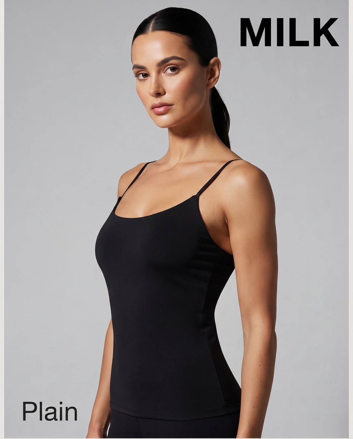 Women Plain Sleevles T-Shirt