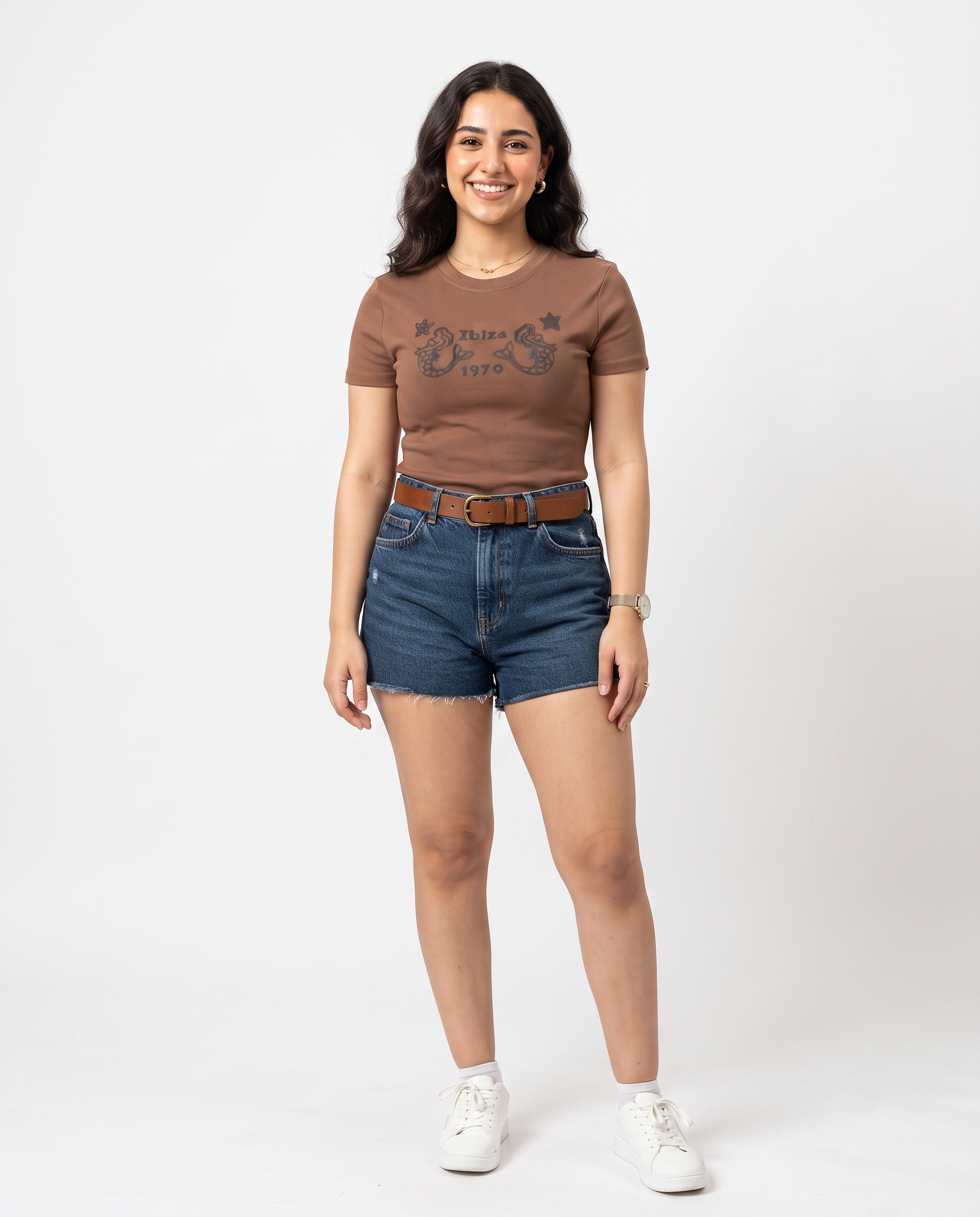 Women Printed Half Sleeves Top
