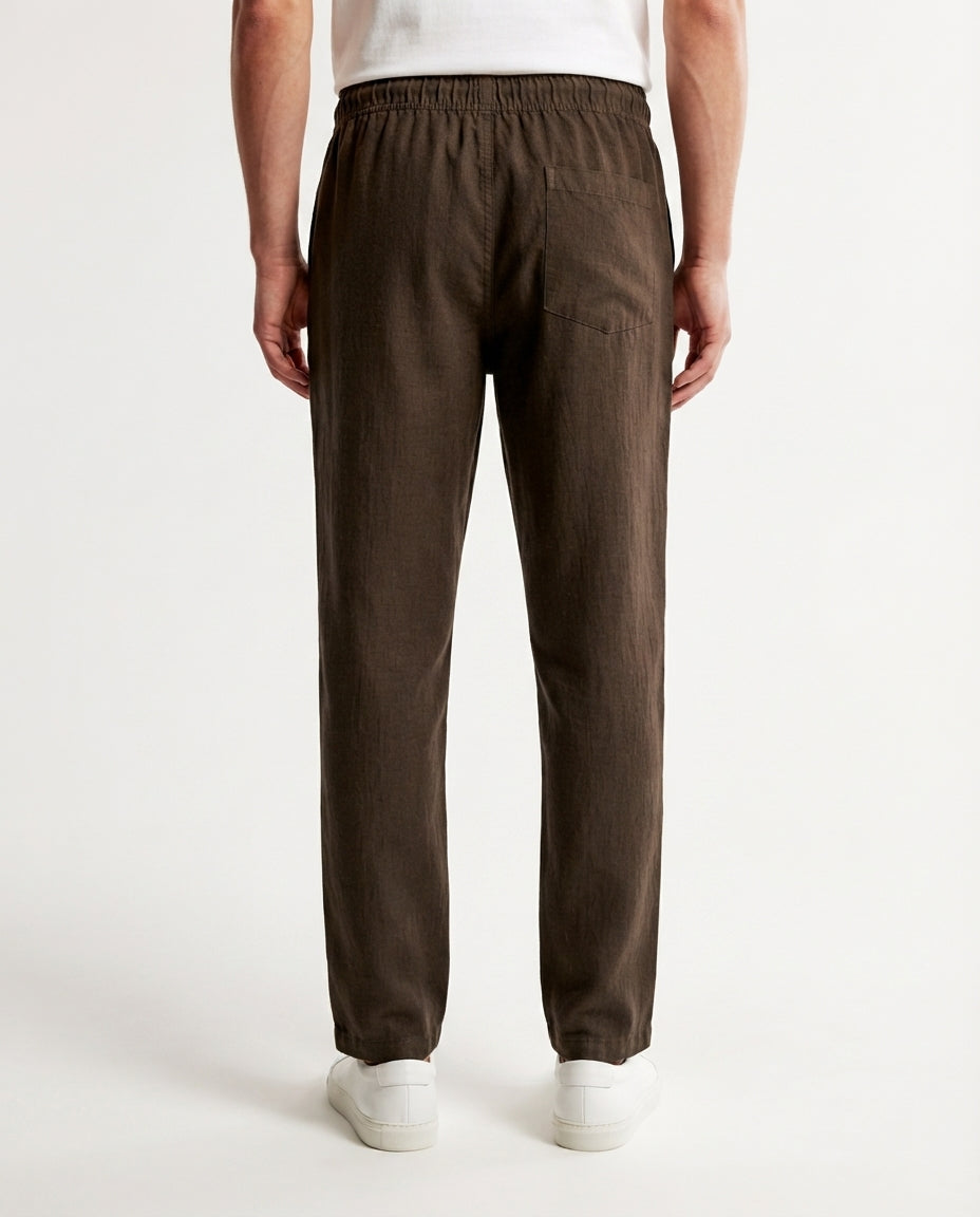 Relaxed-Fit Linen Trousers
