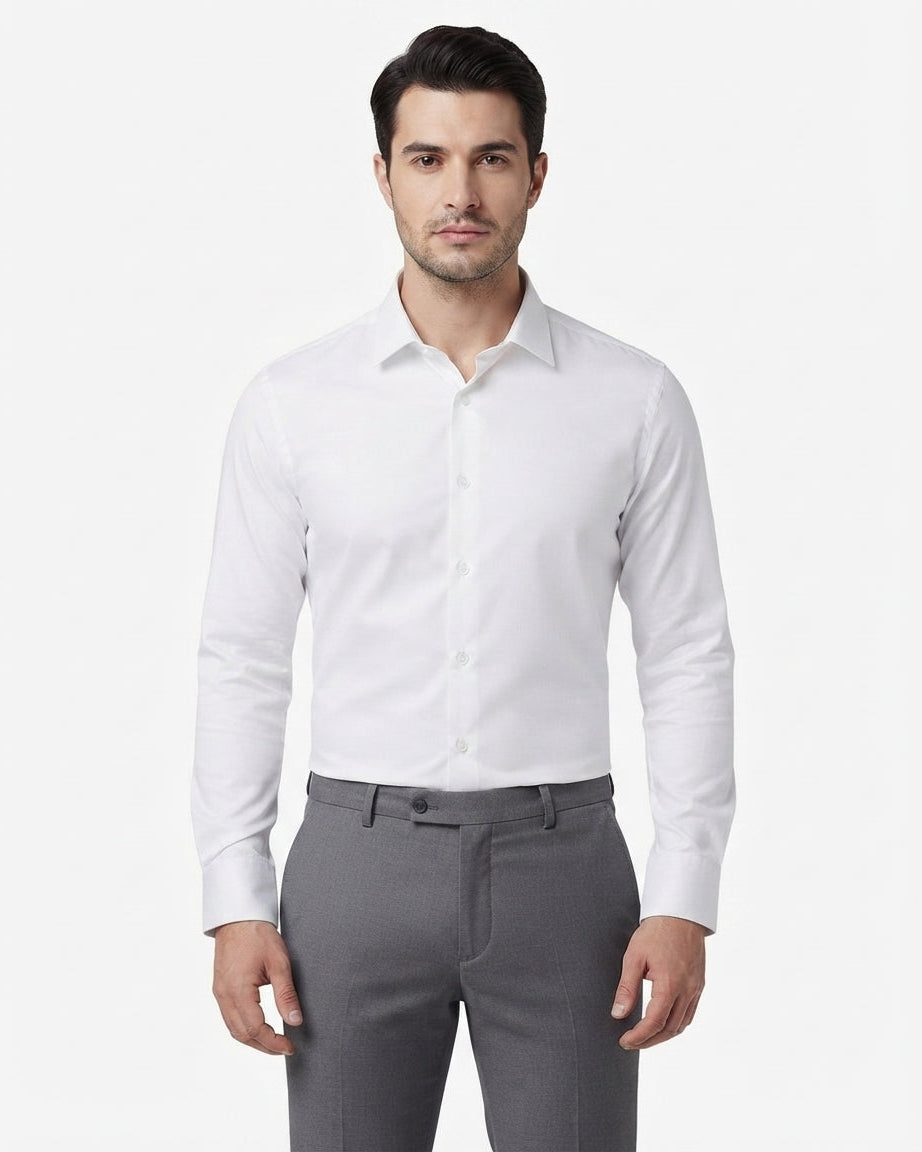 MEN PLAIN CLASSIC SHIRT SLIM FIT