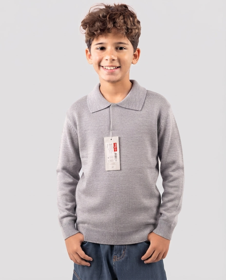 Boys Palin Velour Pullover