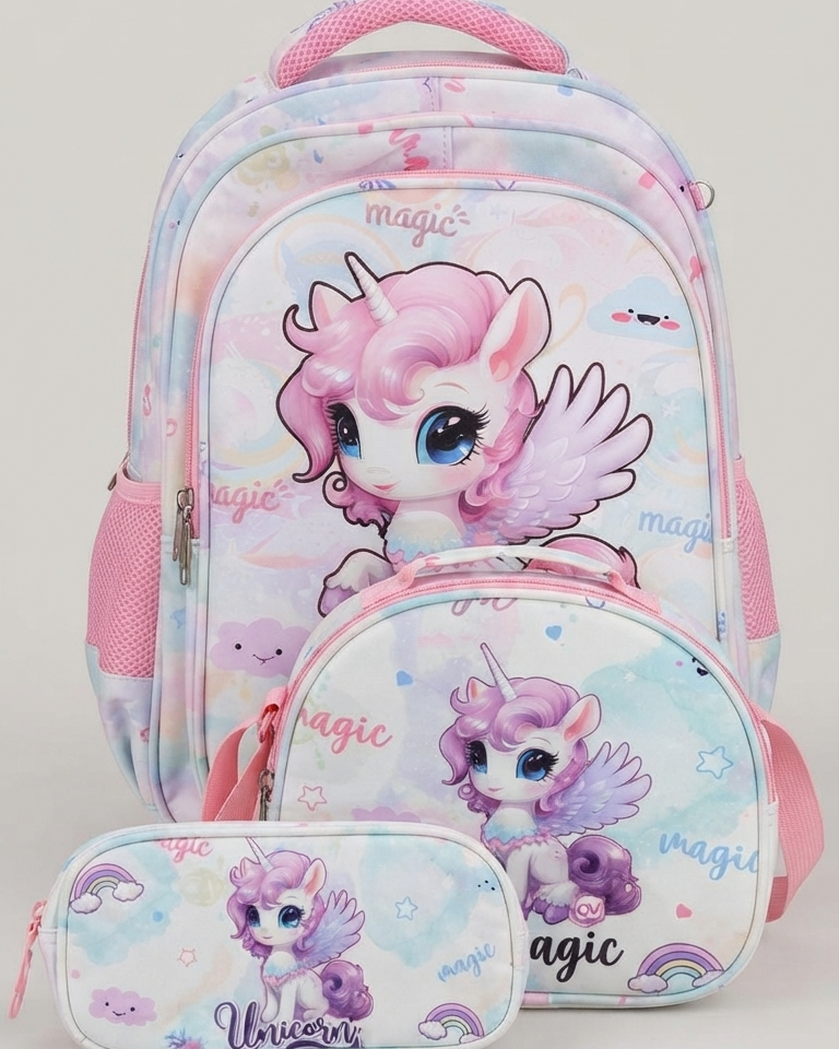 School Backpack 4pc