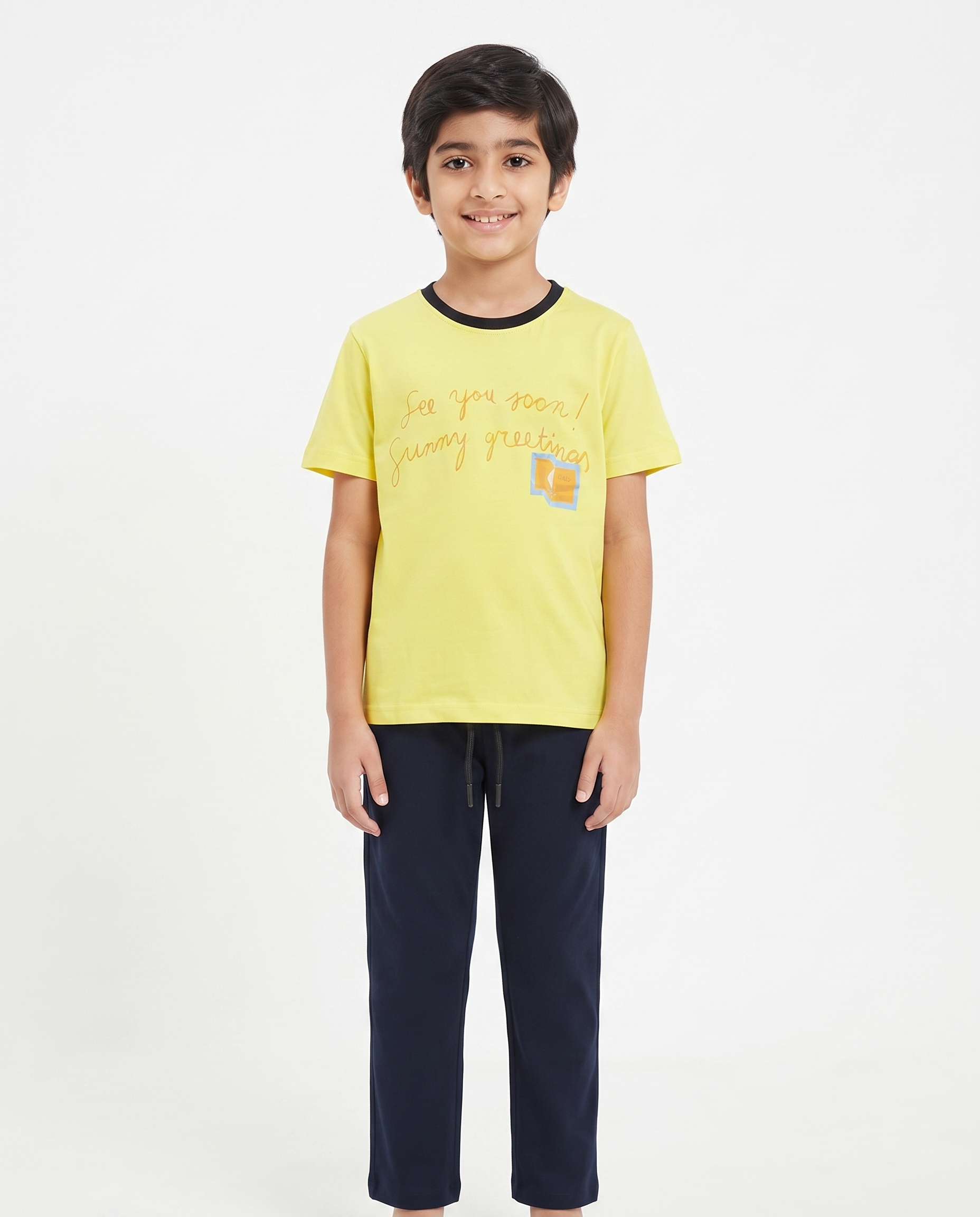 Boys Half Sleeves Top W/Pant Printed Pyjama