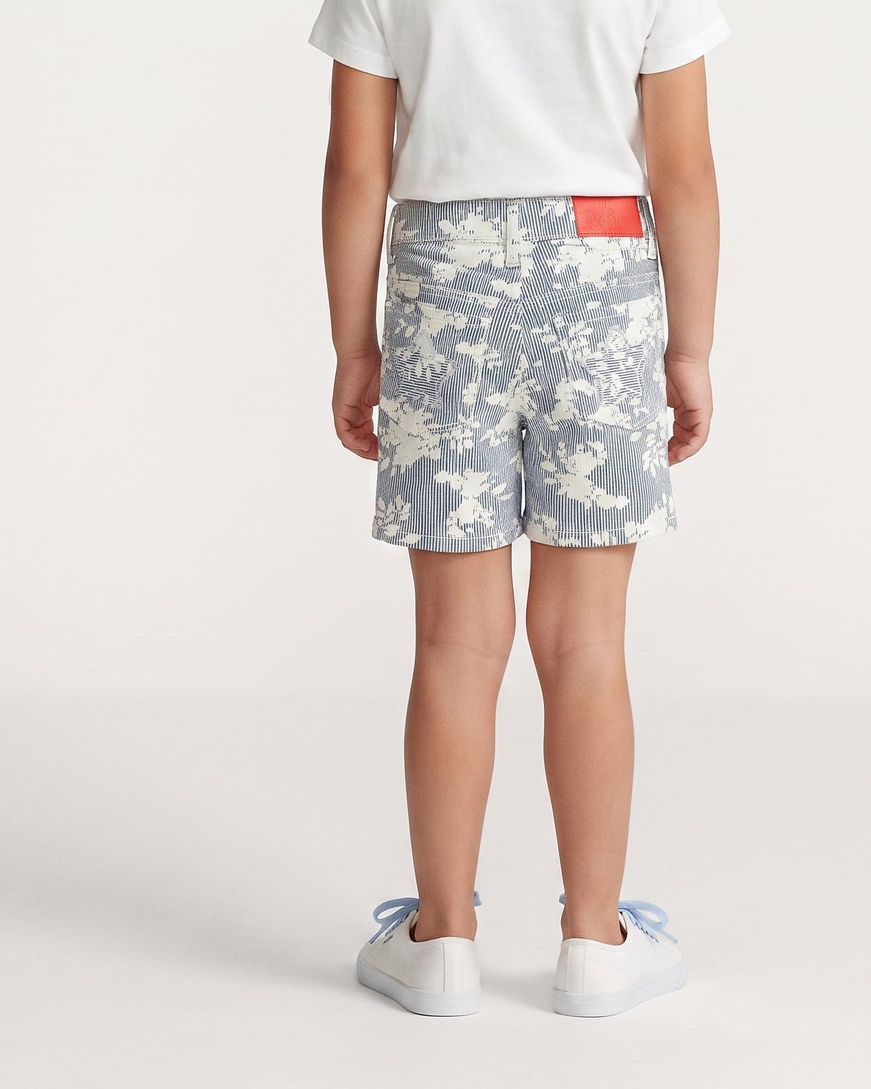 Girls Printed Gabardine Short