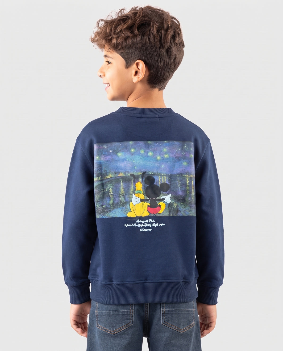 Boys Printed Mickey Sweatshirt
