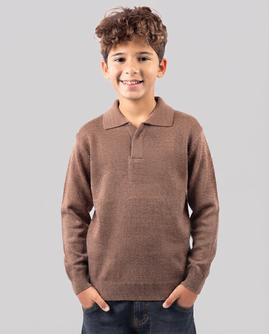 Boys Palin Velour Pullover