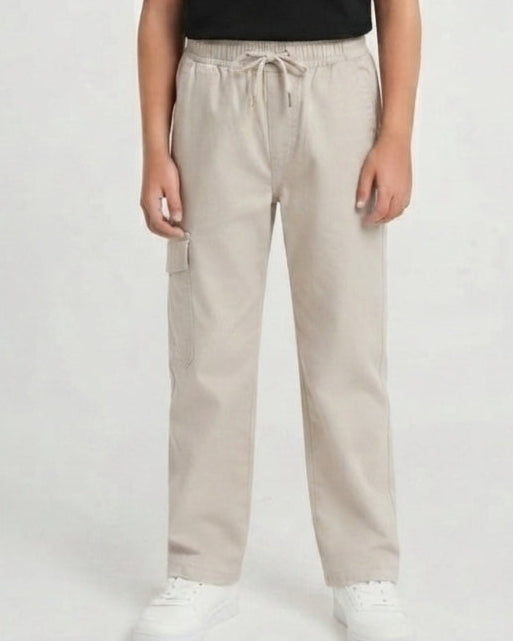 Boys Gabardine Pant Cargo Fit