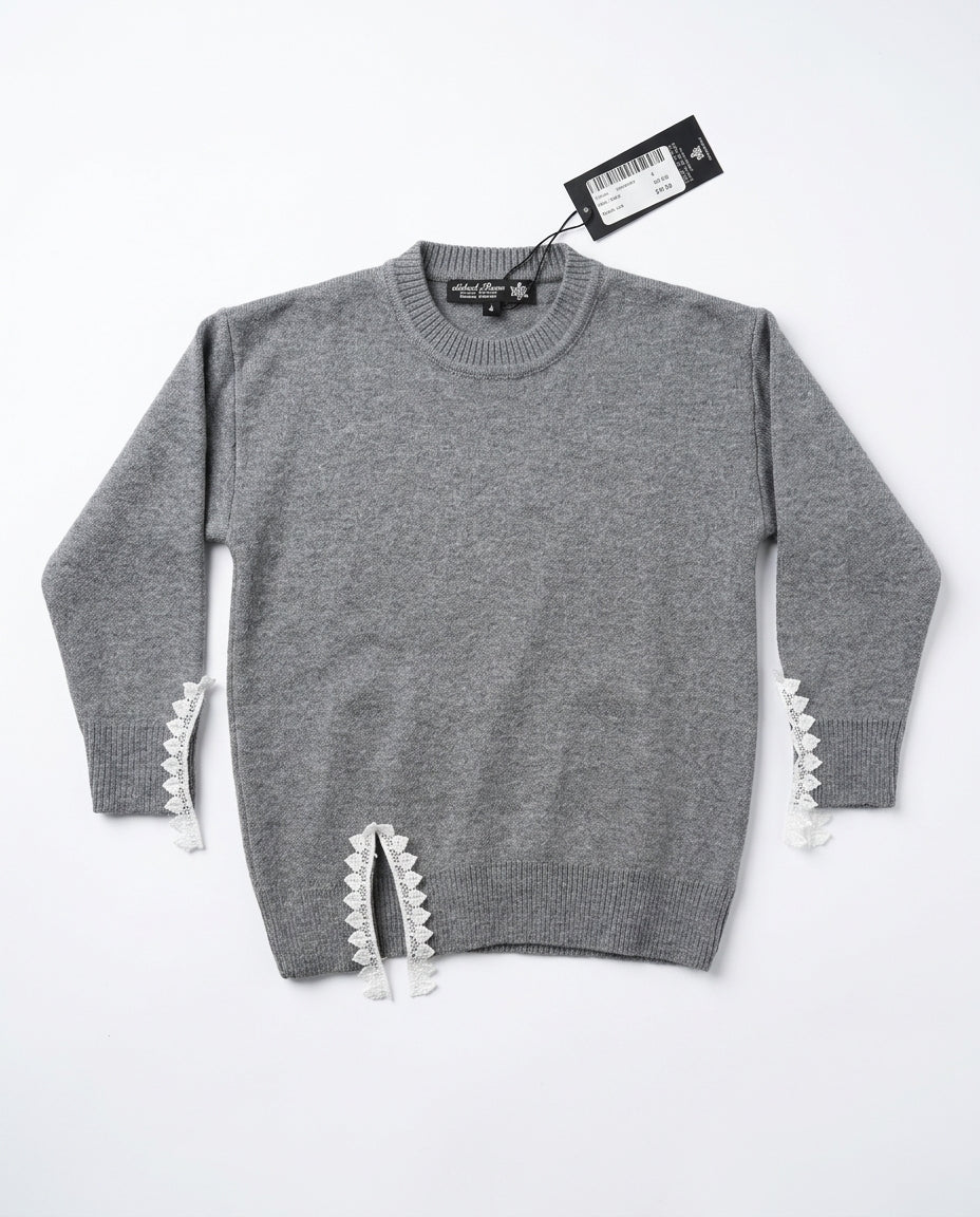 Girls Plain Regular Pullover
