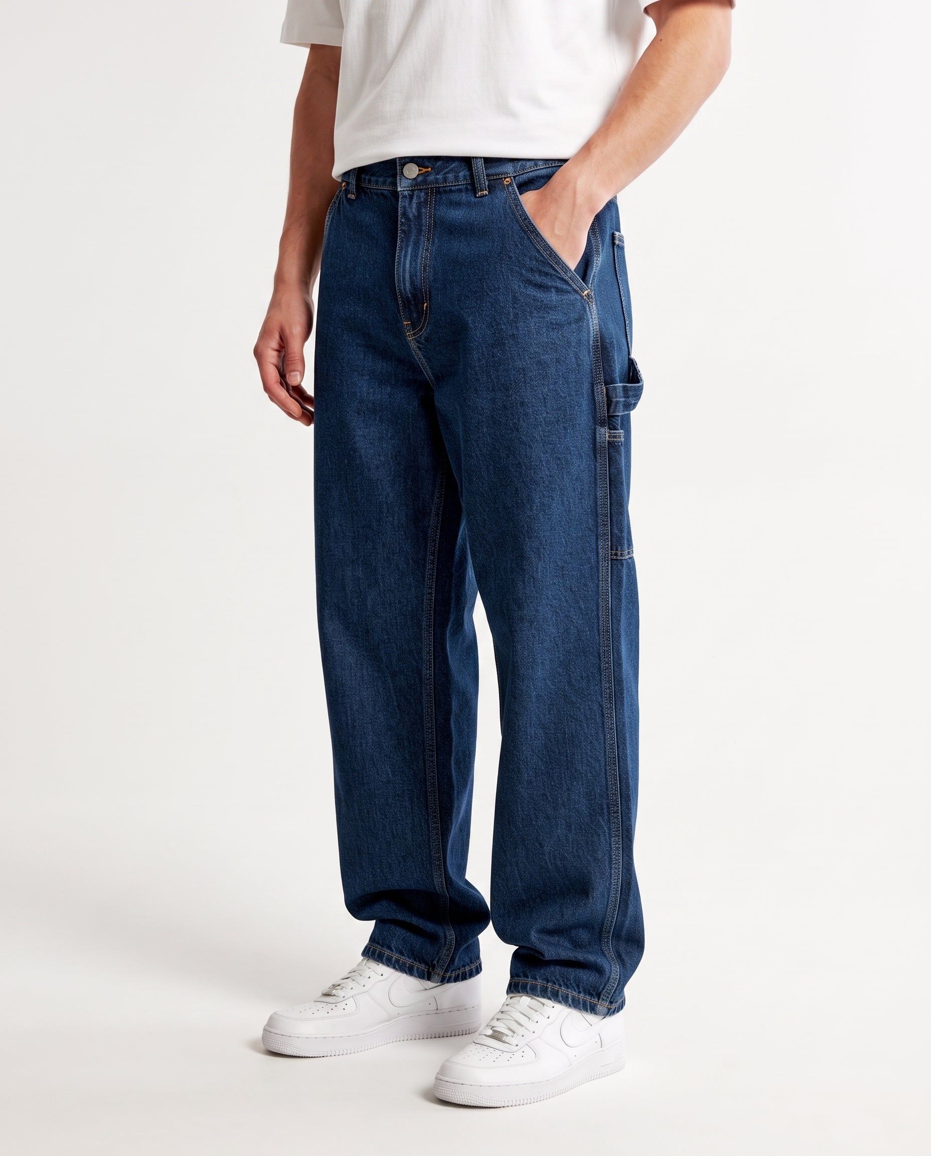 Arafa Relaxed Fit Carpenter Jeans
