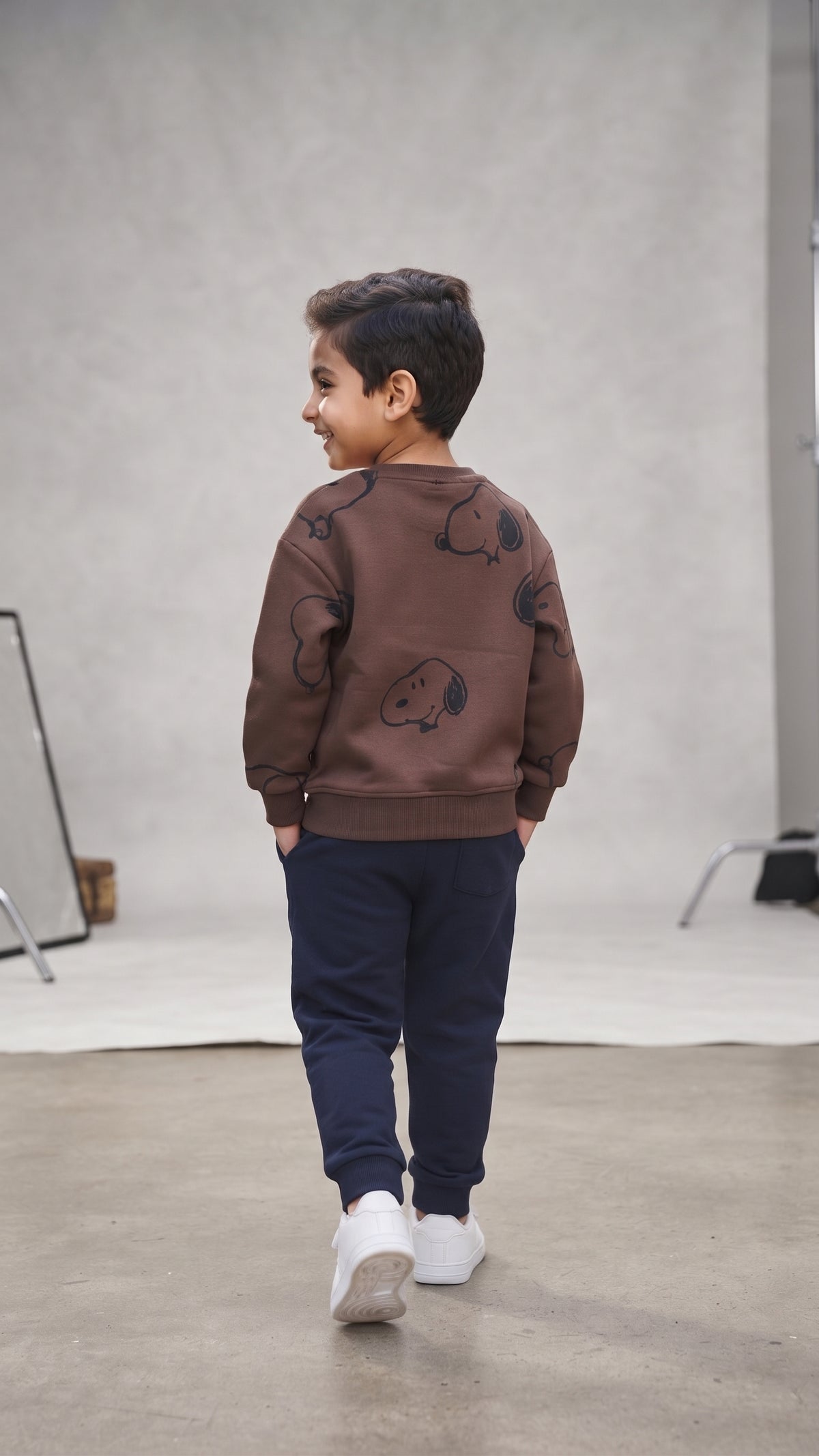 Boys Printed Snoopy Sweatshirt