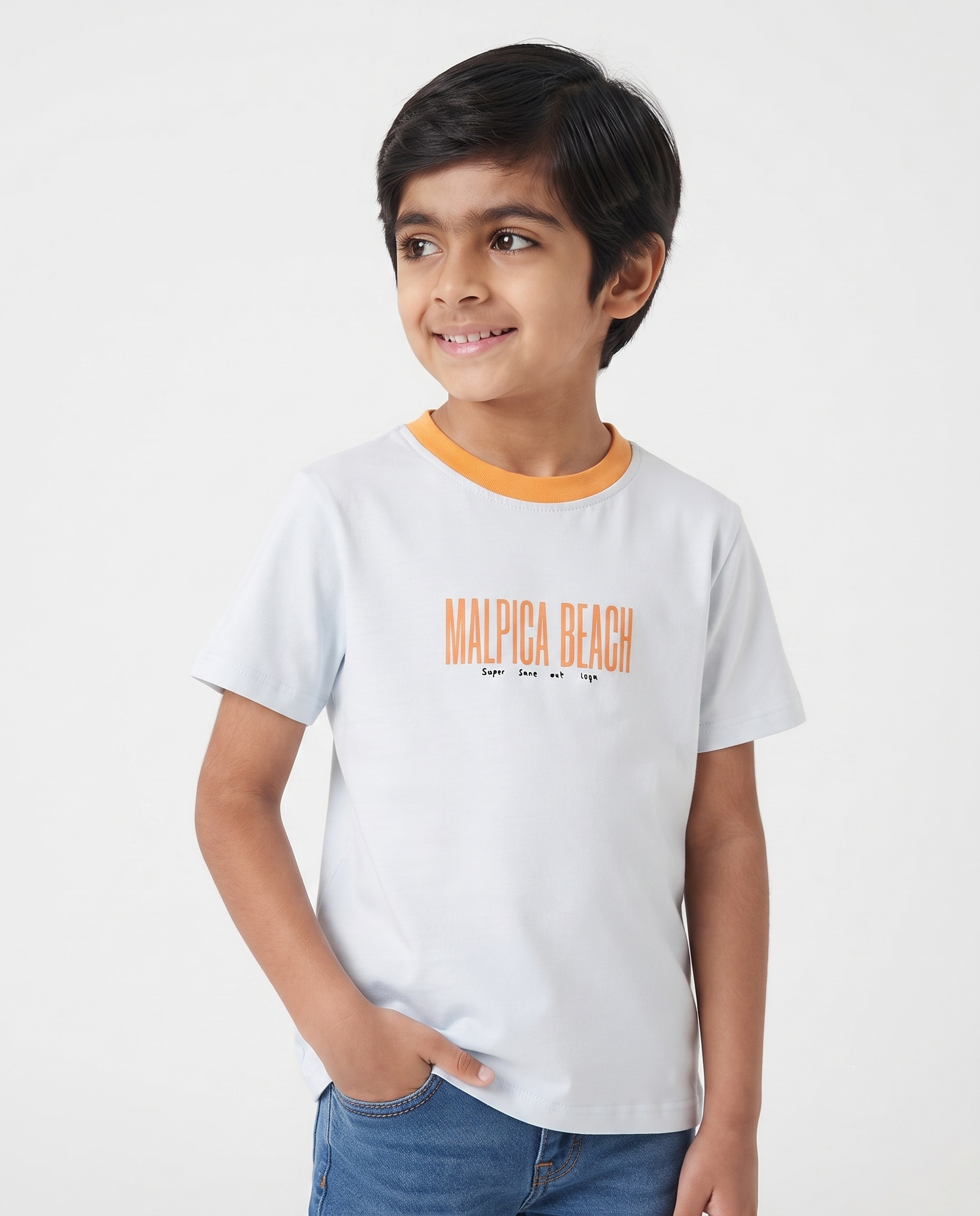 Boys Printed Half Sleeves T-shirt