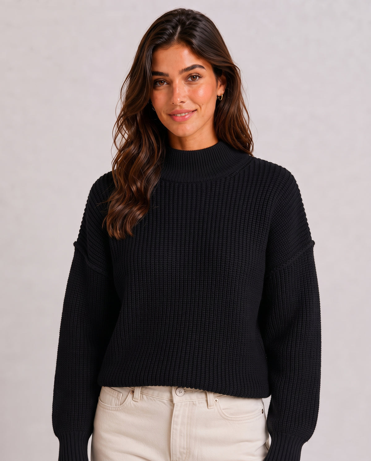 Women Half Cool Neck Pullover 2