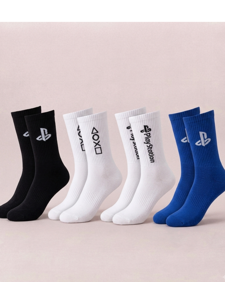 Boys Cotton Long Socks 5Pc