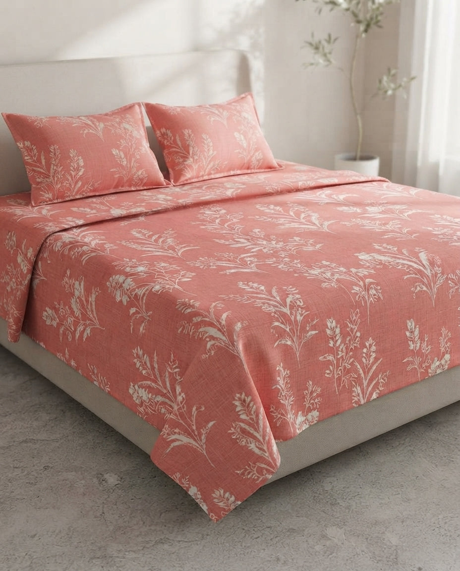 Cotton Flat Sheet Set 3pc 240*260CM