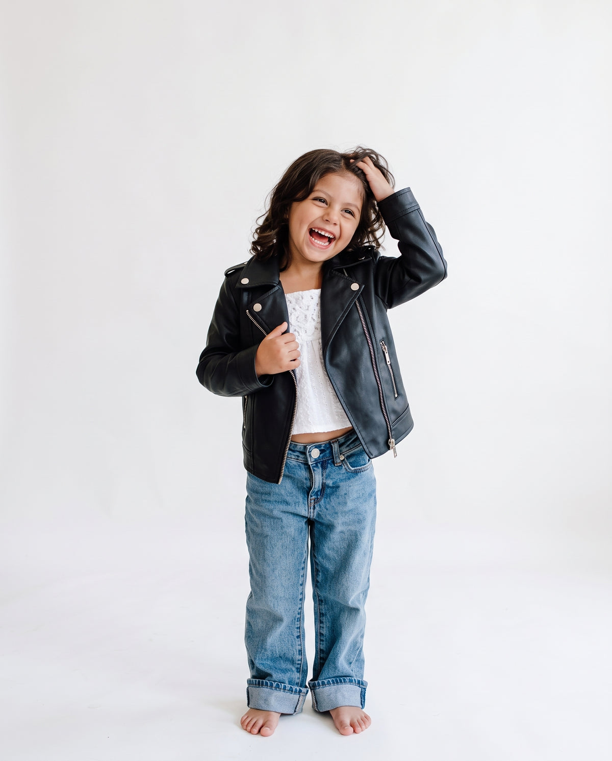 Girls Leather Jacket