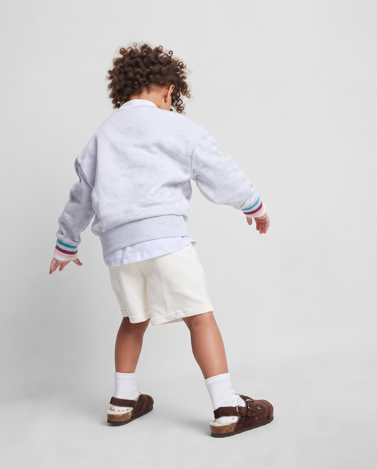 Boys Jaqured Round neck Pullover