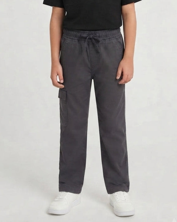Boys Gabardine Pant Cargo Fit