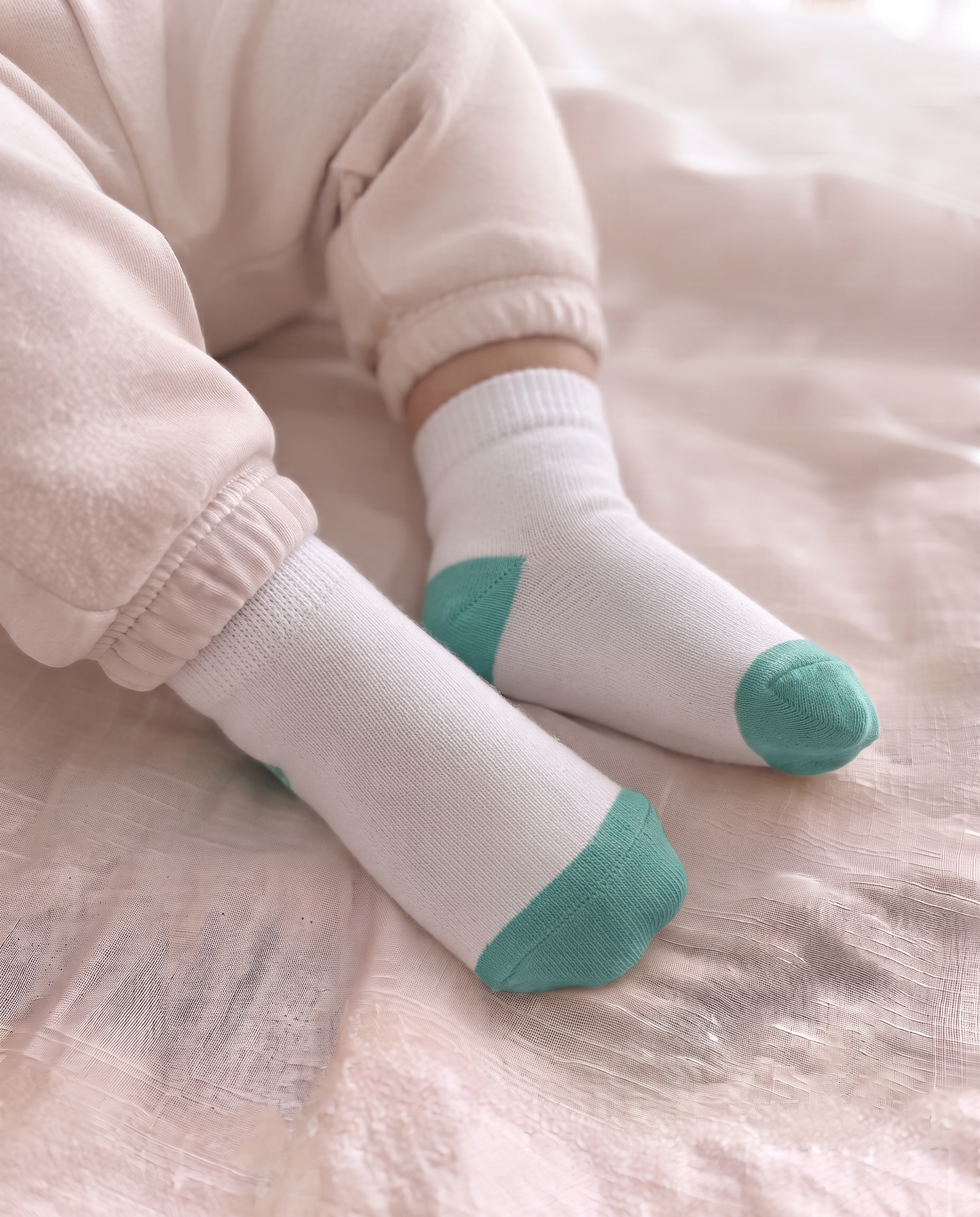 Kids Plain Socket Socks Pack 4pcs