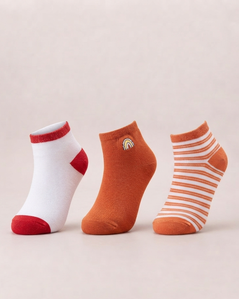 Kids Socket Socks Pack 3pcs