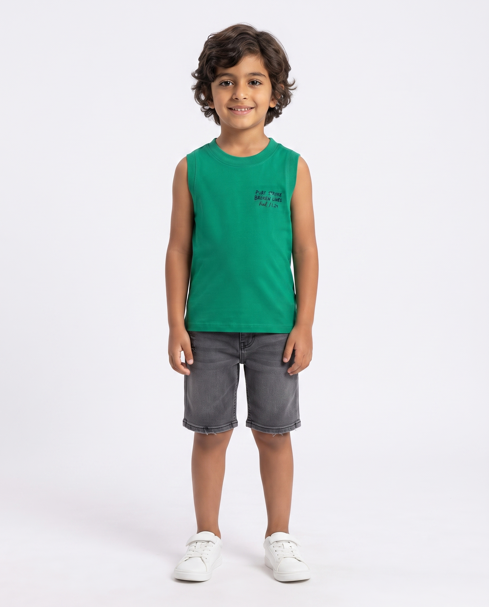 Boys Printed Cut T-shirt