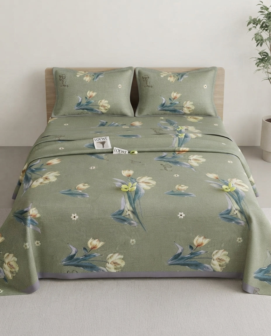 Cotton Flat Sheet Set 3pc 240*260CM
