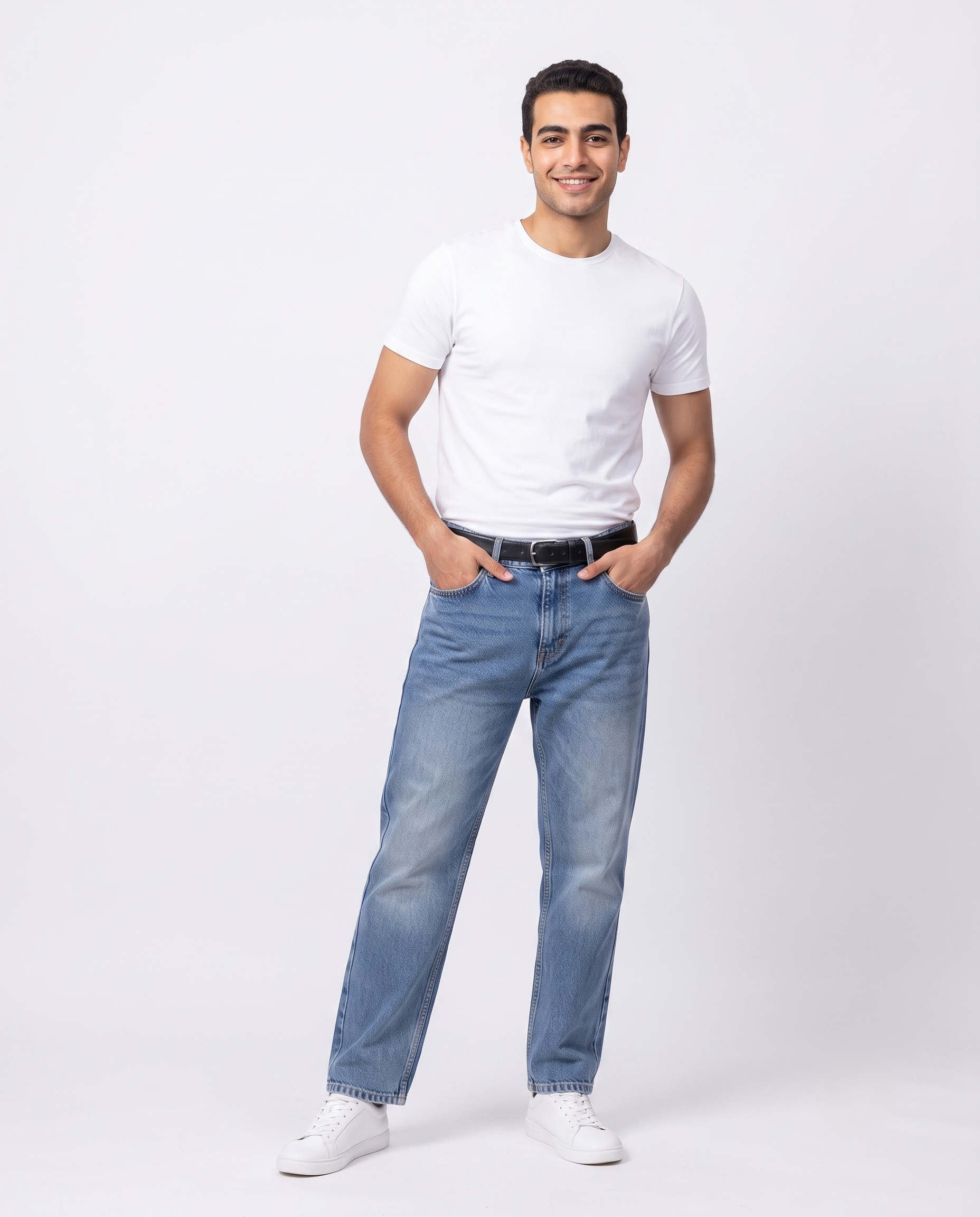 Men Jeans Pant Baggy Fit W/5 Pocket
